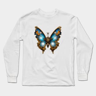 Steampunk Butterfly Long Sleeve T-Shirt